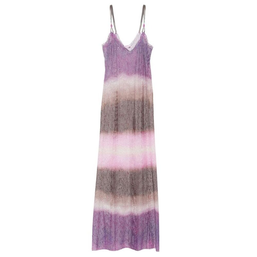Pin Up Women Tie-Dye Long Dress